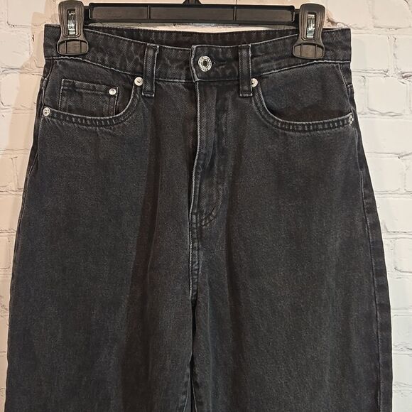 &Denim Black Loose Fit Mom Jeans Size 4 - Picture 2 of 7